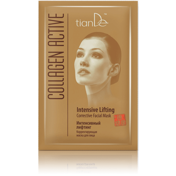 12711 Διορθωτική μάσκα προσώπου Εντατικό Lifting "Collagen Active"