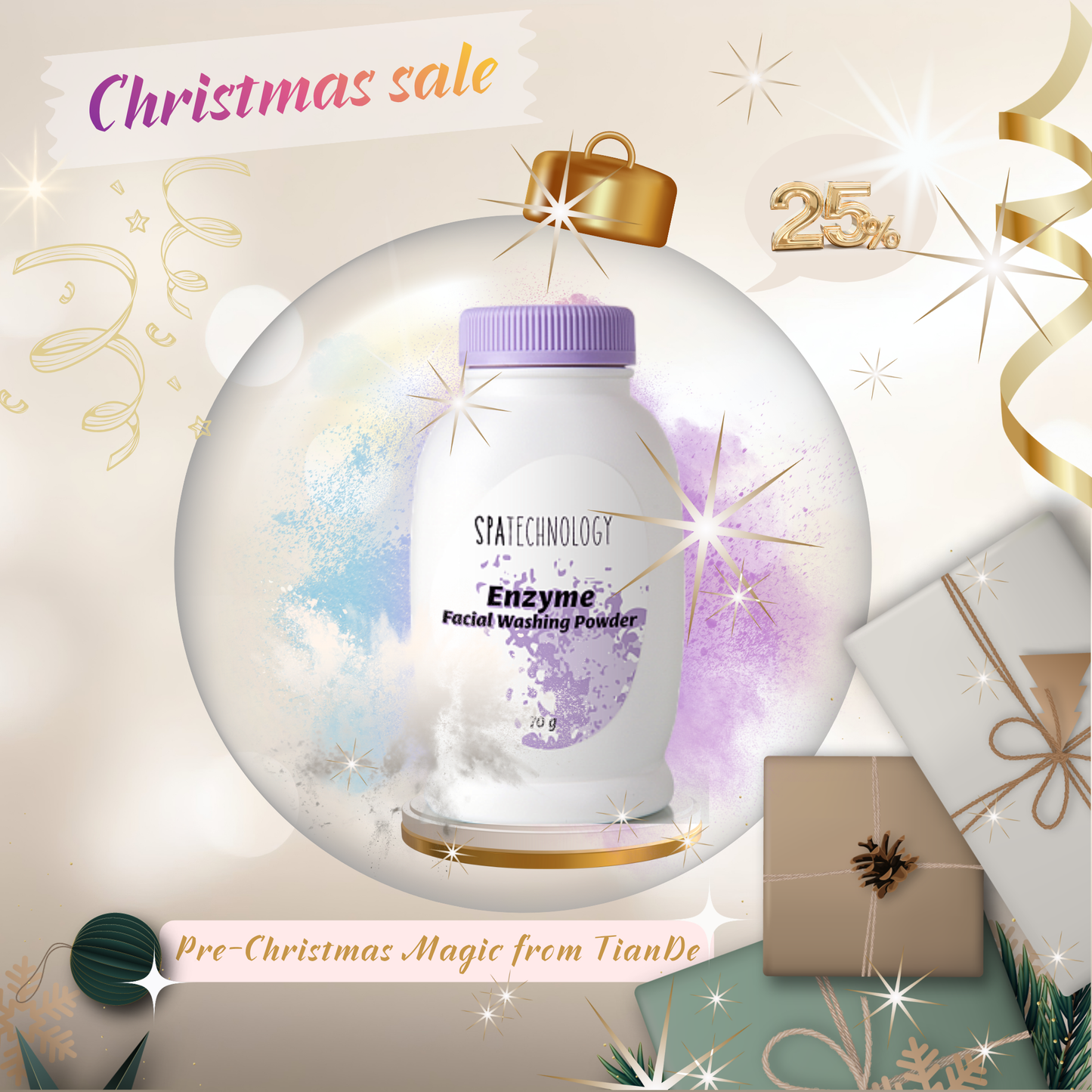 -25% Πούδρα με ένζυμα για πλύσιμο του προσώπου