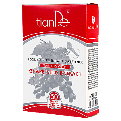 113013 Κάψουλες με εκχύλισμα σπόρων σταφυλιού 30 κάψουλες