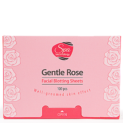 180207 Χαρτάκια ματαρίσματος Gentle Rose 100 τεμ