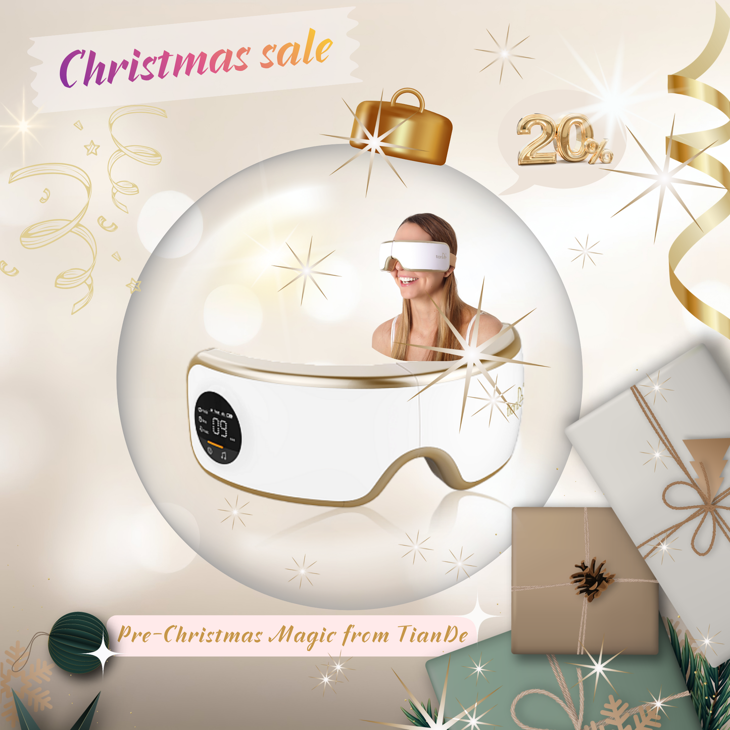 -20% Συσκευή μασάζ για τα μάτια με δονήσεις