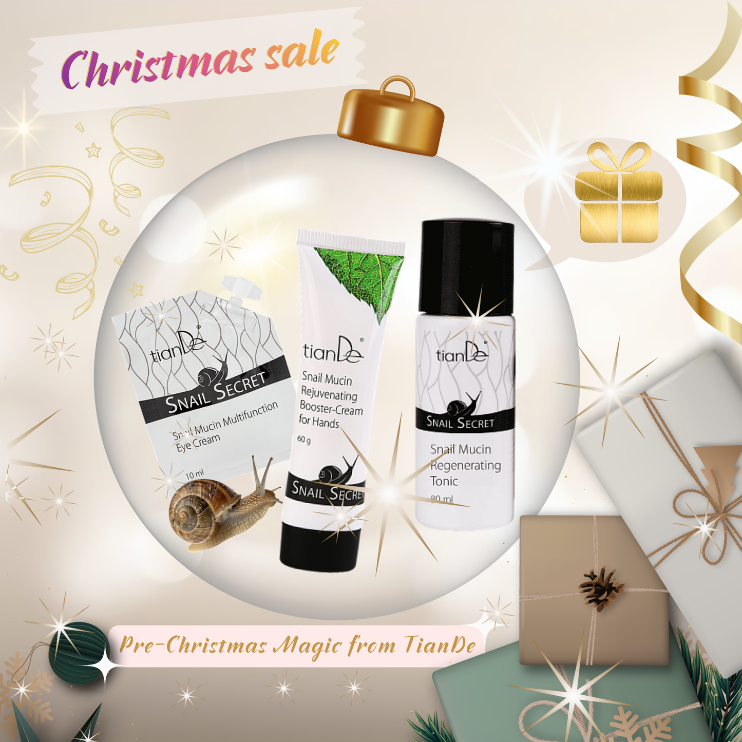 1+1=3 SNAIL SECRET: ΝΕΟΤΗΤΑ ΠΟΥ ΔΙΑΡΚΕΙ