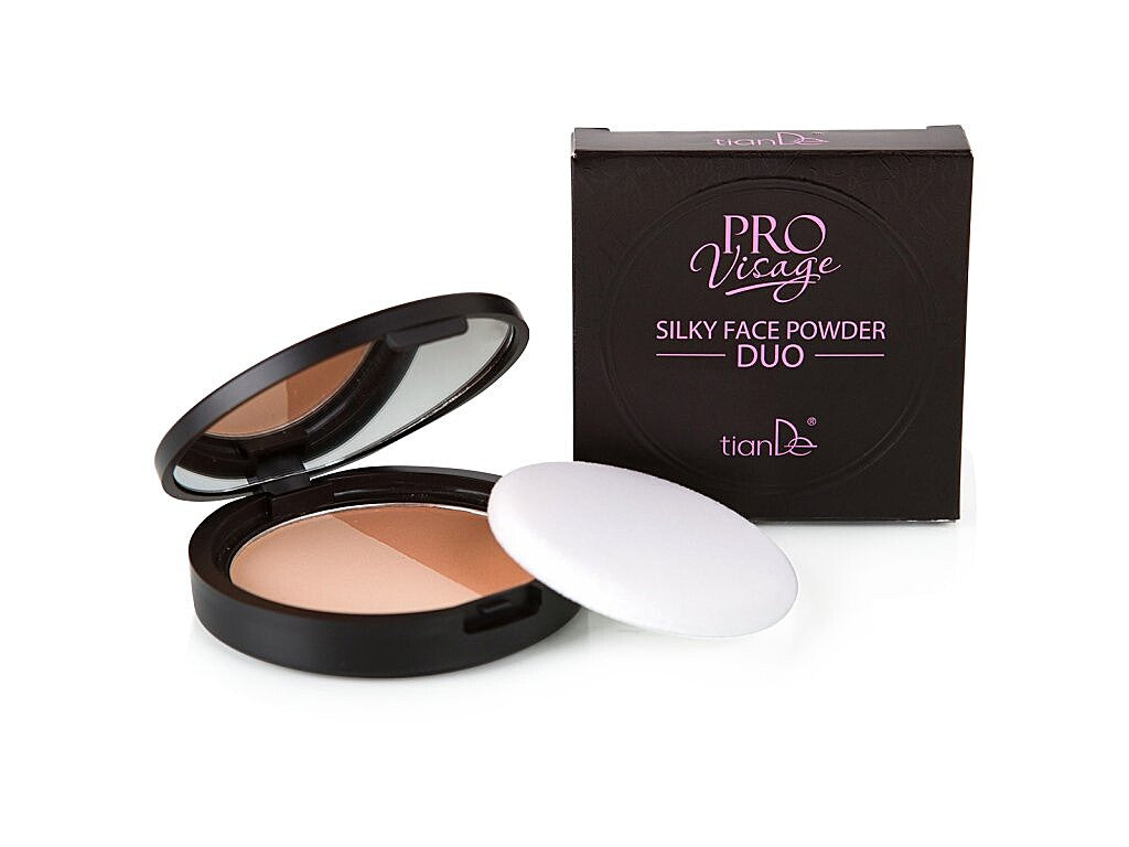 80921-02 Βελούδινη πούδρα προσώπου Duo Pro Visage (σκούρα απόχρωση) 10g