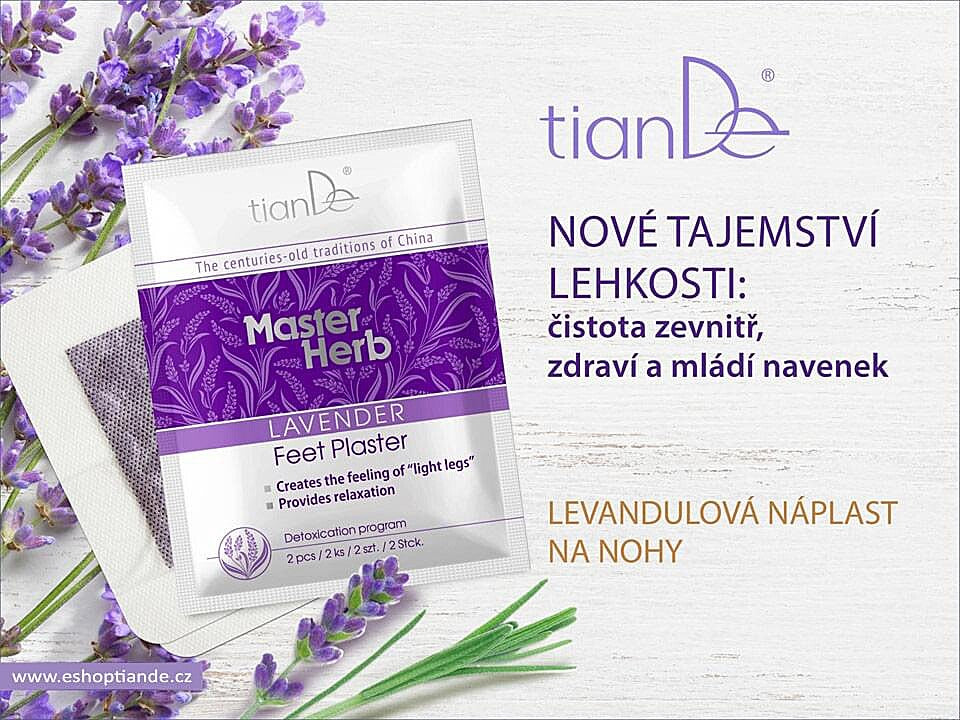 41328 Επιθέματα αποτοξίνωσης ποδιών MasterHerb με λεβάντα και τουρμαλίνη 2 τεμ