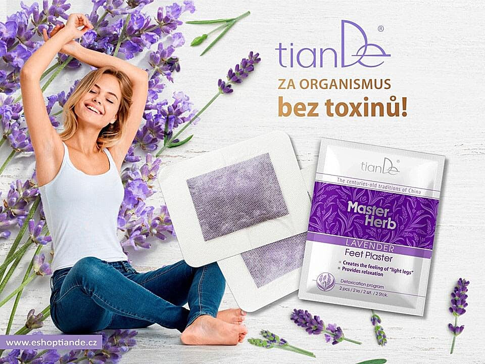 41328 Επιθέματα αποτοξίνωσης ποδιών MasterHerb με λεβάντα και τουρμαλίνη 2 τεμ