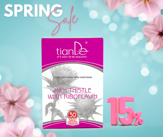 -15% Εκχύλισμα από τον καρπό γαϊδουράγκαθου με ριβοφλαβίνη