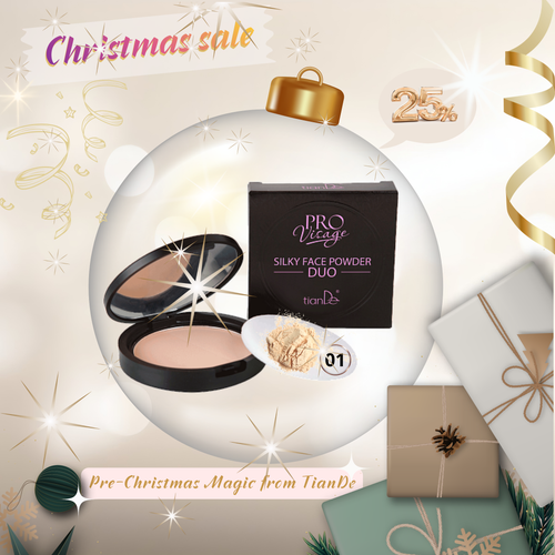 -25% Βελούδινη πούδρα προσώπου Duo 01