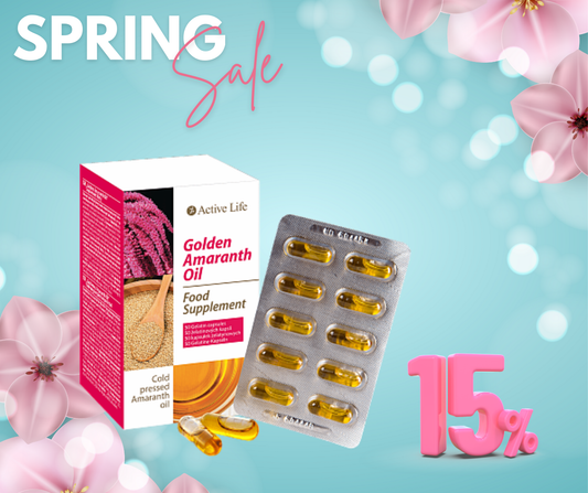 -15% Χρυσό έλαιο αμάρανθου