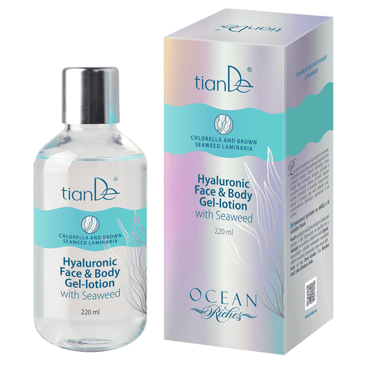 Τζελ-λοσιόν προσώπου και σώματος με υαλουρονικό οξύ και θαλάσσια φύκια κωδικός 36006