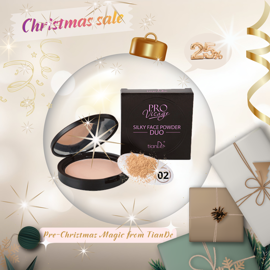-25% Βελούδινη πούδρα προσώπου Duo 02