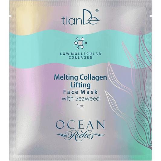 56007 Λιποδιαλυτή Lifting Μάσκα Προσώπου Κολλαγόνου με Φύκια Ocean Riches
