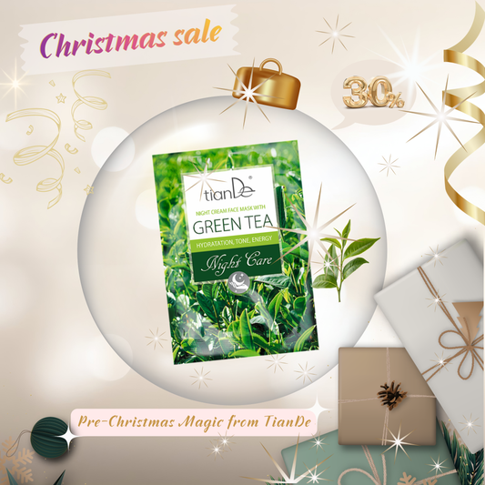 -30% Κρέμα-μάσκα νυκτός με πράσινο τσάι