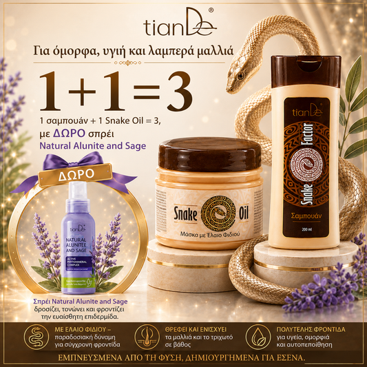 Για δυνατά μαλλιά και φρέσκο σώμα