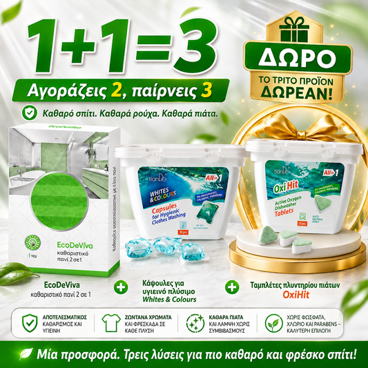 Σύγχρονη προσέγγιση στο πλύσιμο και τον καθαρισμό