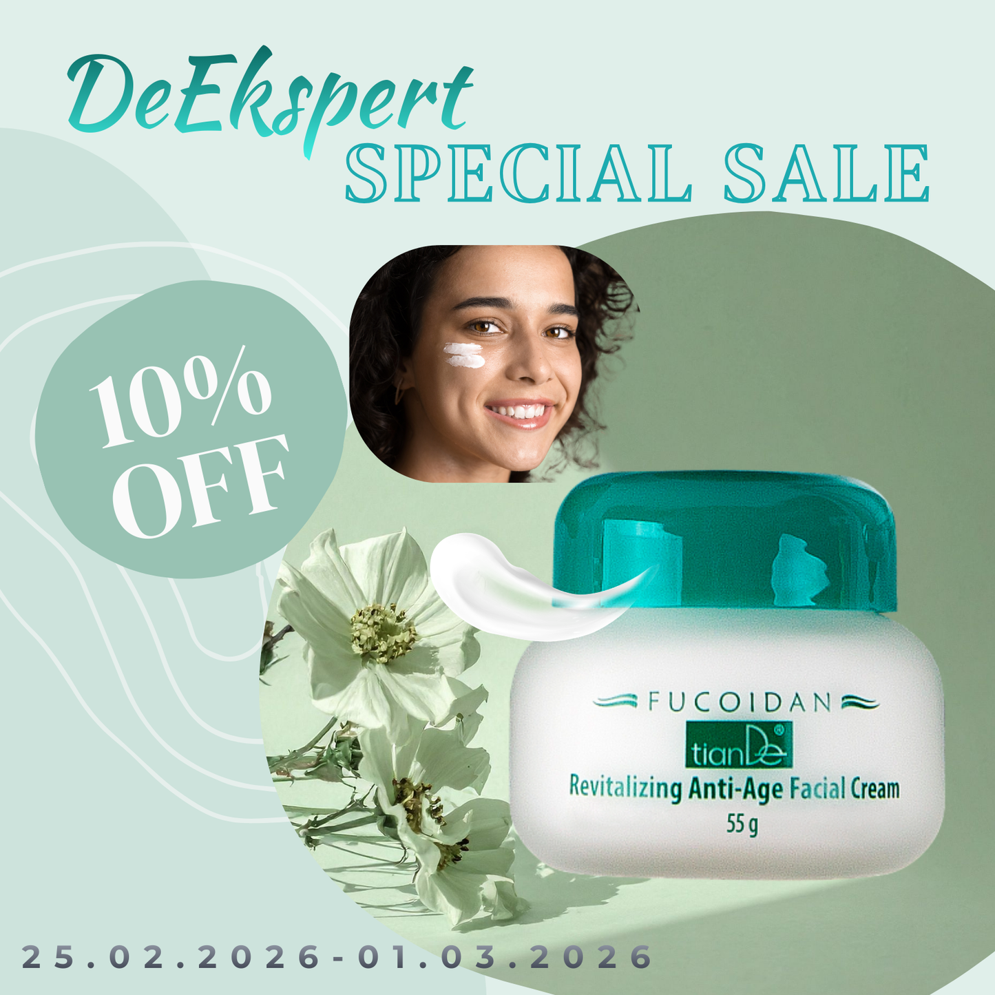 -10% Αναπλαστική αντιγηραντική κρέμα προσώπου